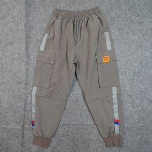 Dirk Bikkemberg Joggers Womens Medium Cargo Zip Off Shorts Convertible Gray